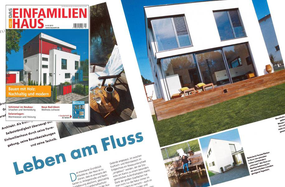 Fußner Kühne Architekten 2013 - Presseartikel aus dem Magazin Das Einfamilienhaus September 2013