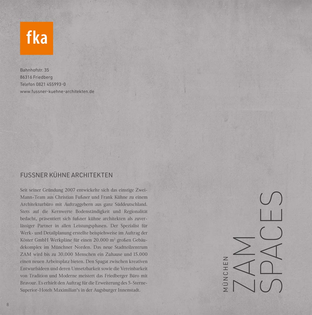 Edition Schwaben: Bürovorstellung Fussner Kühne Architekten