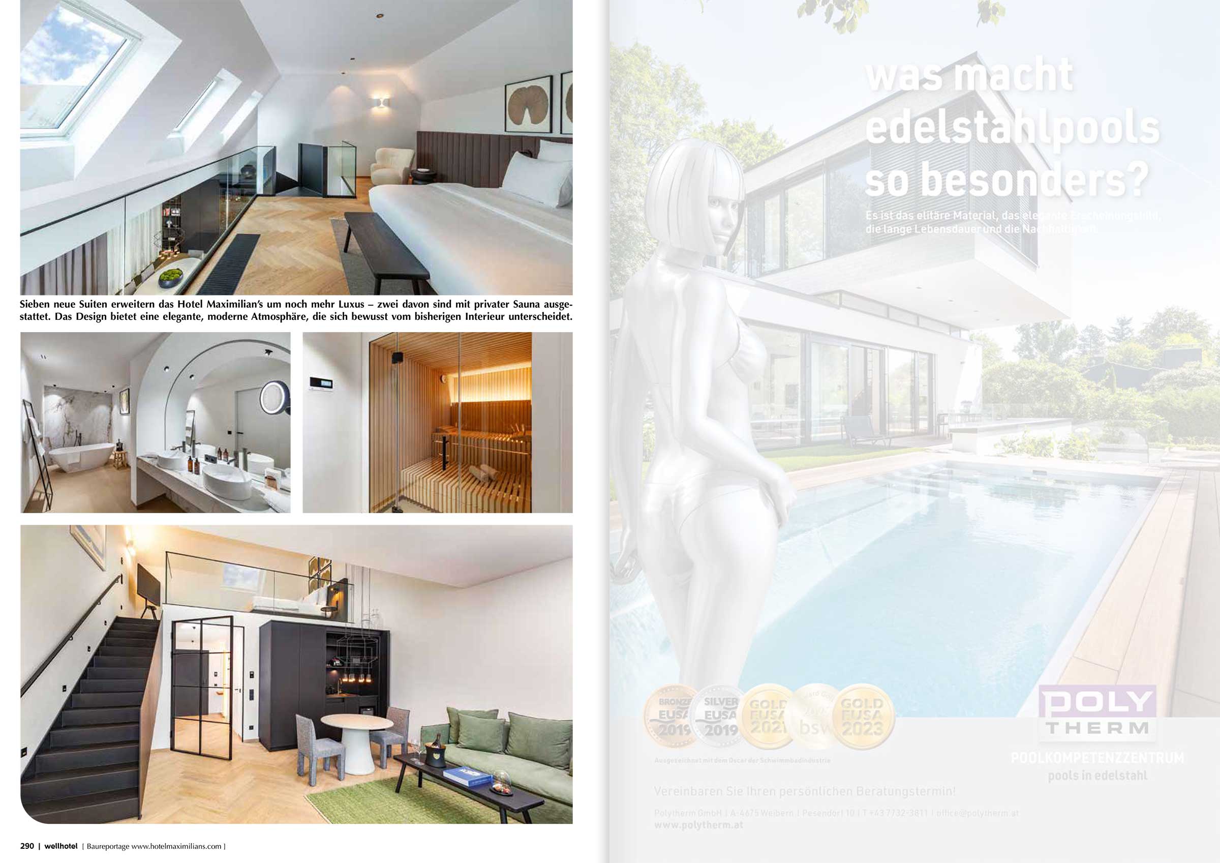 Presseartikel fußner kühne architekten aus dem Magazin Wellhotel 2026